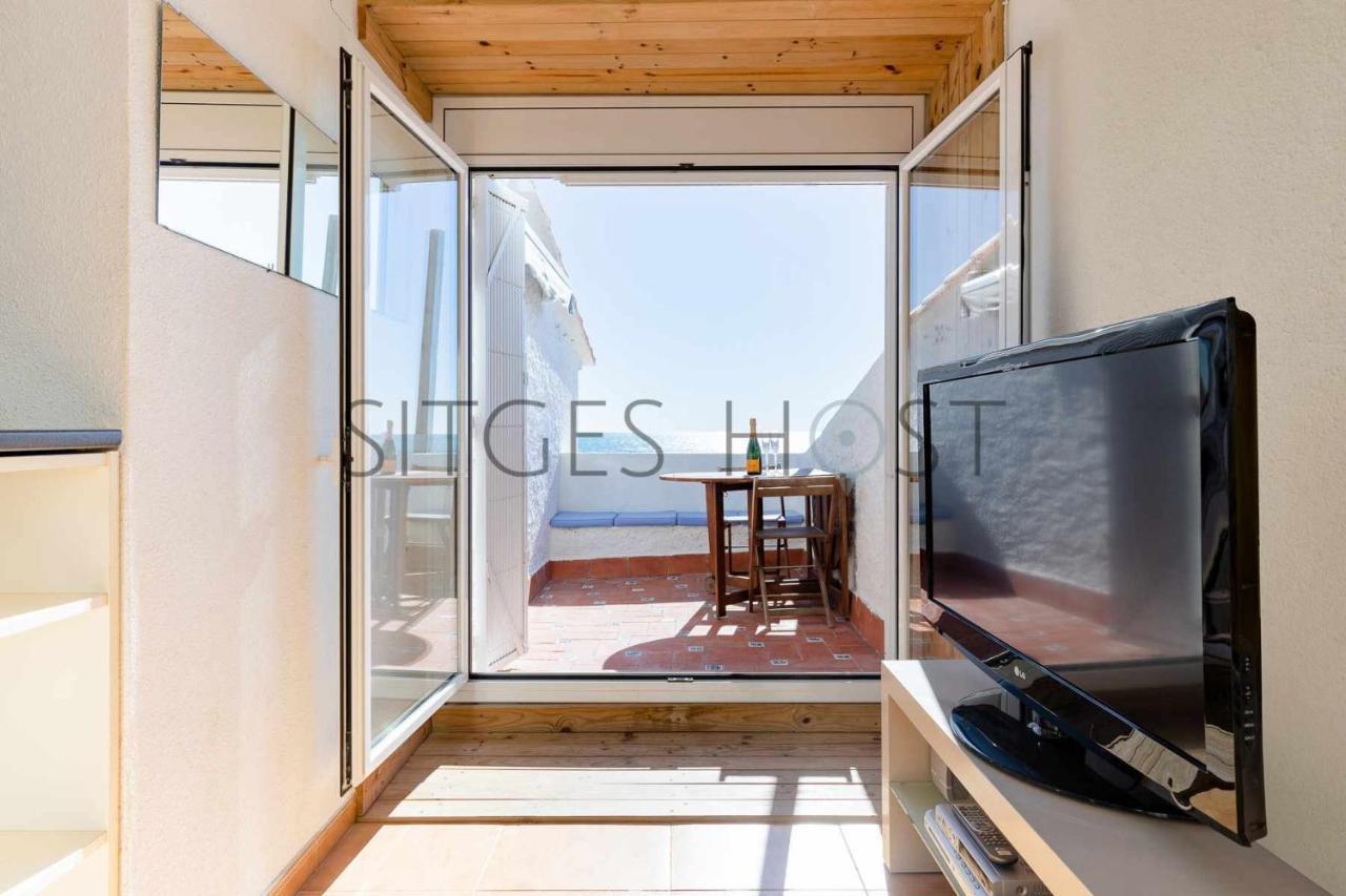Apartament Alojate En Una Torre Sobre El Mar Sitges Zewnętrze zdjęcie